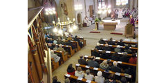 Festgottesdienst zum 50jahrigen Priesterjubiläum von Stadtpfarrer i.R. Geistlichen Rat Ulrich Trzeciok (Foto: Karl-Franz Thiede)